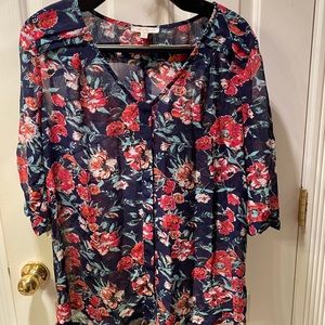 Flowered Blouse